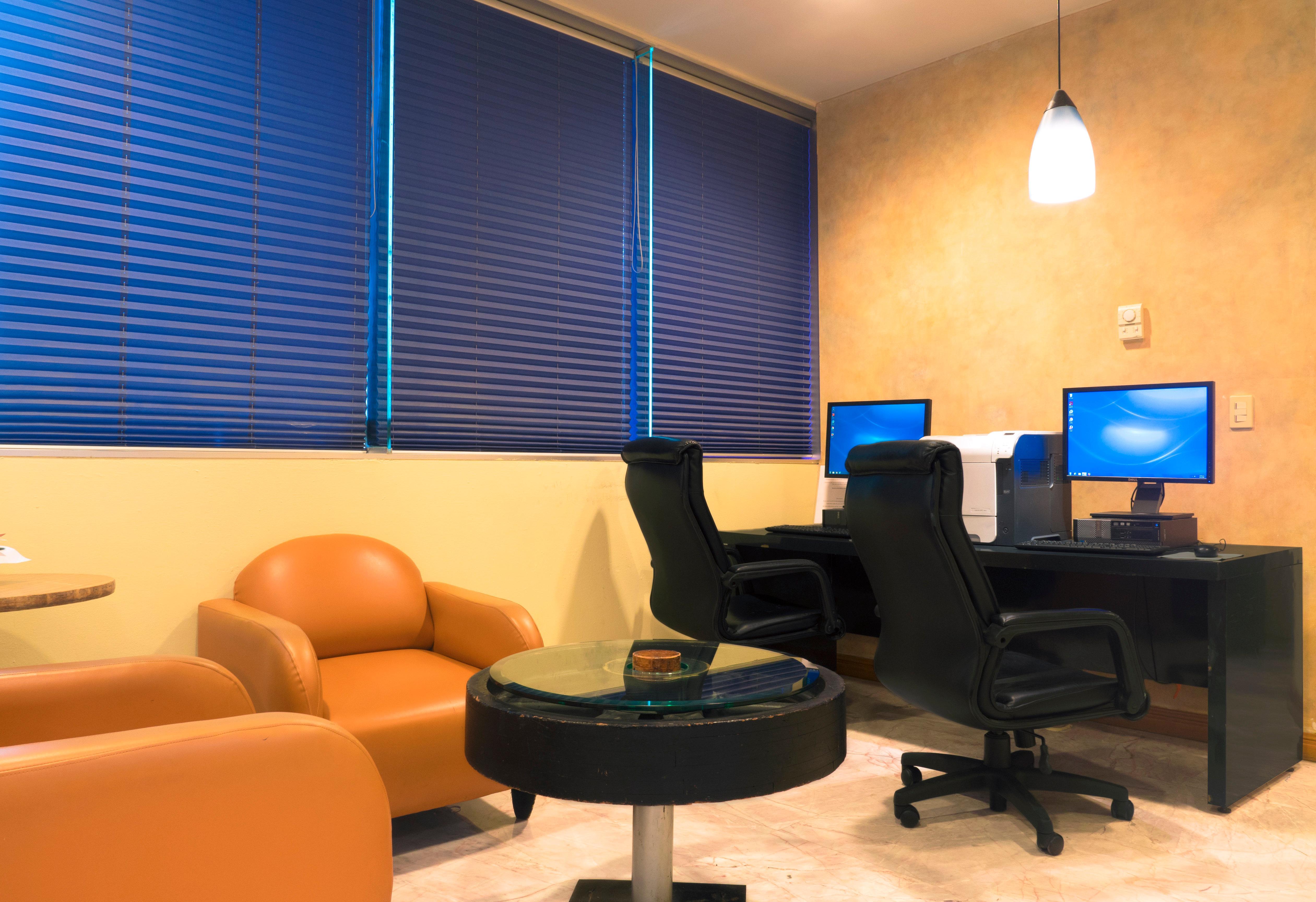Holiday Inn Monterrey-Parque Fundidora By Ihg Eksteriør bilde A business center at a hotel